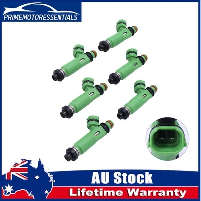 6PCS Fuel Injectors For Mitsubishi Triton MK & Challenger PA V6 3.0 6G72 98-06 - image 1 of 4