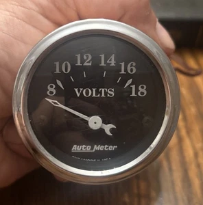 Medidor Voltímetro AutoMeter 1791 Old Tyme Negro NUEVO ENVÍO RÁPIDO NOS LEER - Imagen 1 de 7