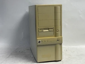 Vintage Beige AT PC case w/ floppy, and 250W PSU - Picture 1 of 16