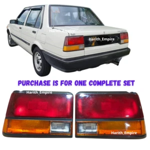 For Toyota Corolla AE80 EE80 EE82 Sedan 84 85 86 87 88 Pair Rear Tail Lamp Light - Picture 1 of 22