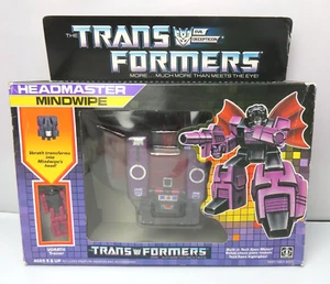 Transformers Mindwipe & Vorath G1 Headmaster Completo con Caja y Burbuja Interior En muy buena condición - Imagen 1 de 24