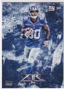 VICTOR CRUZ 2014 Topps Fire #97 Giants - Picture 1 of 2