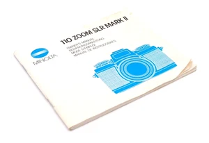 Minolta 110 Zoome SLR Mark II Instructions Manual - UK Dealer - Picture 1 of 2