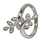 Golddream Ranke Ring Silber, Weiß Damen Gr. 58 Schmuck 333Er Weißgold Gdr515j58