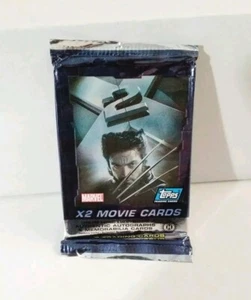 X-Men X2 Movie Sealed Pack Trading Cards 2003 Topps Marvel  - Picture 1 of 4