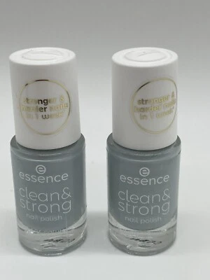 2x Essence Clean & Strong Nail Polish/Nagellack 03 Rainy Bay 2x 8 ml - Bild 1 von 2