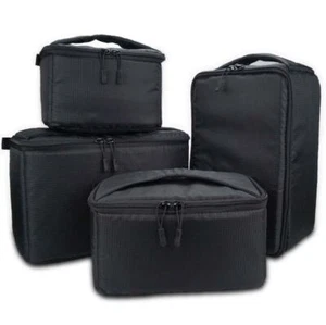 Padded Protective Bag Insert Liner Case For SLR Camera Lens and DSLR Accessories - Picture 1 of 29