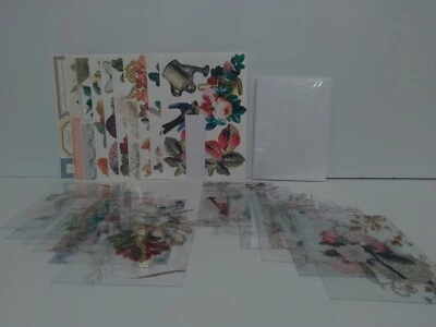 Anna Griffin -Used (Open) - Miscellaneous Paper Die Cuts & Acetate Cards Combo#4 - Image 1 of 4