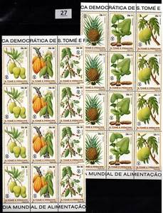 SS S.TOME - MNH - NATURE - PLANTS - FRUITS - 1981 - Imagen 1 de 1