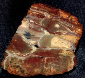 S07d ~ 2,2 Unzen Platte Jaspis/Achat ~ Biwabik, Minnesota - Bild 1 von 10