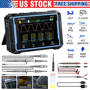 FNIRSI-2C53P LCD 2 Channel Signal Generator Digital Storage Oscilloscope 3-in-1 - Picture 1 of 21