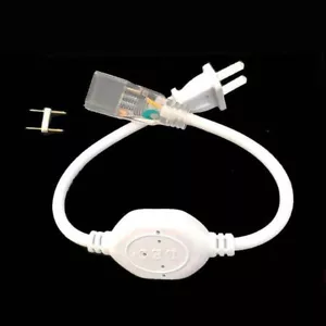 110V US Plug for 2pin AC 110V 5050 Rope Tape Outdoor Waterproof LED Strip Light - Picture 1 of 4