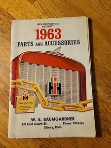1963 International Parts and Accessories Catalog Farm And Industrial Equipment - Picture 1 of 8