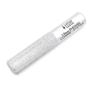 Fresa a estremità diamantata brasata sottovuoto 13 mm - grossolana - gambo 12,7 mm (1/2") - Foto 1 di 3