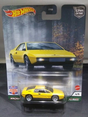 HOT WHEELS PREMIUM CAR CULTURE LOTUS ESPRIT S1 METAL/METAL REAL RIDERS MATTEL