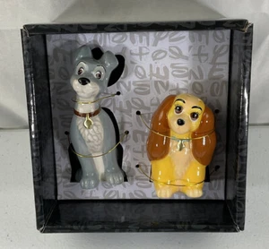 Disney Lady And The Tramp Salt And Pepper Shakers - Picture 1 of 4