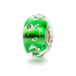 MODA Bead in Argento TROLLBEADS Beads Diamante Verde - TGLBE-00075 - Foto 1 di 1