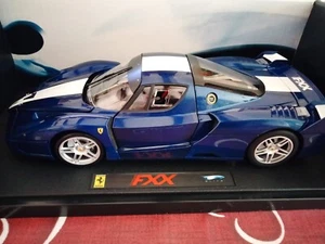 Modellino FERRARI FXX blu LTD Ed. 1:18 Hot Wheels ELITE Mattel - Foto 1 di 20