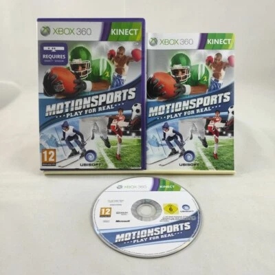 MOTIONSPORTS PLAY FOR REAL XBOX 360 Benötigt Kinect Sensor Inklusive Handbuch - Bild 1 von 2