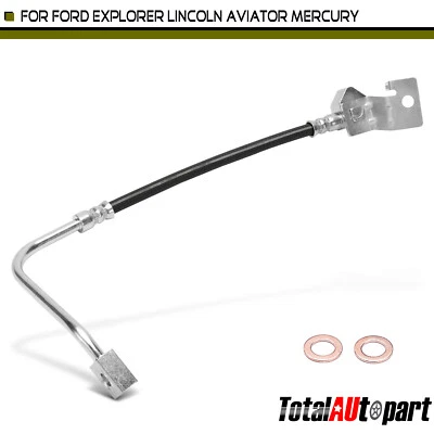 Manguera hidráulica de freno para Ford Explorer 02-05 Lincoln Aviator Mercury trasera izquierda Foto 1 de 4