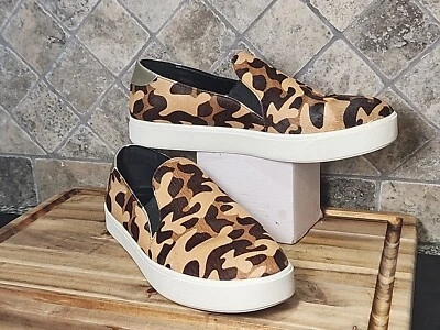 Cole Haan Grandpro Spectator 2.0 Mujer 7.5 Sin cordones Pelo de pantorrilla Leopardo Estampado Camuflaje Foto 1 de 4