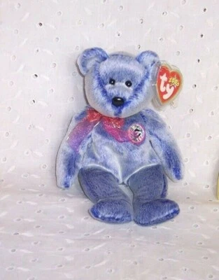 BEANIE BABY BEAR: 2000 SUNNY, PERIWINKLE, TRADEE, CLUBBY IV,SPECKLES: U CHOOSE - Image 1 of 4