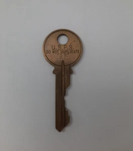 Llave antigua de latón de oficina de correos vintage USPS "No duplicar" 7697 - Imagen 1 de 7