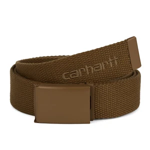 Carhartt script Boucle belt Tonale hamilton Marron - Ceinture Avec Déployante - Picture 1 of 2