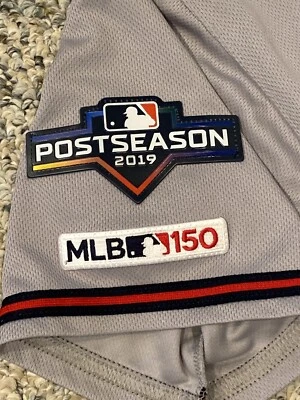 MLB Autenticada - Ender Inciarte Camiseta Usada en Juegos Bravos Con Parche de Postemporada Foto 1 de 4