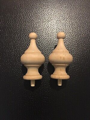 Antique Clock Parts- Clock Finial For Vienna - Gustav B And Others ( 2 Pieces ) • 9.75$