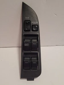 TOYOTA COROLLA 1989-1991 POWER WINDOW POWER LOCK SWITCH DRIVERS GRAY BEZEL - Picture 1 of 10