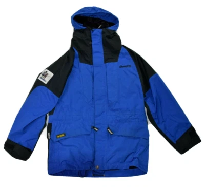 bergans of norway jacket vintage wind/rainbreaker hooded blue dermizax S Men - Image 1 of 4