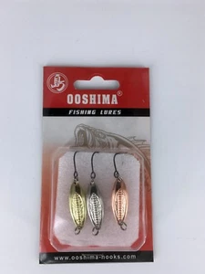 3x Forellen-Blinker – 2,5 g | 3 cm – Kunstköder in 3 Farben für Forelle & Barsch - Bild 1 von 3