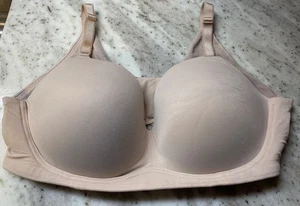 Torrid Curve 360 Back Smoothing Push Up Plunge Wire Free Bra 44D NUDE BEIGE - Picture 1 of 4
