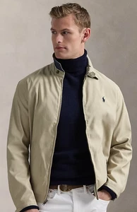 Polo Ralph Lauren Bi-Swing Windbreaker Jacke khaki Large neu mit Etikett UVP 168 $ - Bild 1 von 5