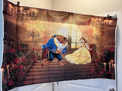 La Bella y la Bestia Bella Telón de Fondo 5x3 Decoración #300 Tapiz Foto 1 de 3