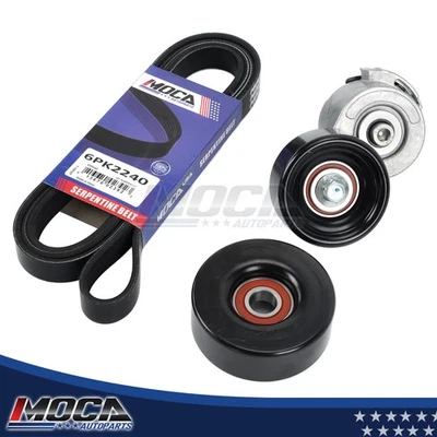 6PK2240 Serpentine Belt Component Kit for 1997-2006 Ford Ranger Mazda B3000 3.0L - Image 1 of 4