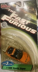 1995 Toyota Supra 1:64 Fast And The Furious Racing Champions Series 3 Orange - Picture 1 of 1