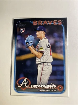 2024 TOPPS UPDATE - #US316 AJ SMITH-SHAWVER BRAVES - Image 1 of 2
