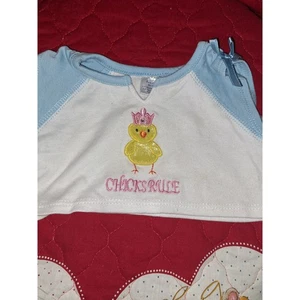 Build A Bear Blue and White Chicks Rule T-Shirt  - Picture 1 of 3