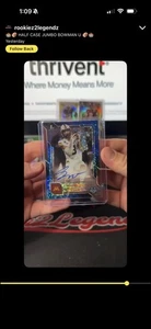 2025 Bowman Chrome U 1st Bowman Koi Perich Blue Diamond Auto /150 MINNESOTA - Picture 1 of 1