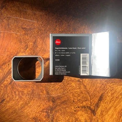 Parasol cromado Leica para M 1:1.4 35 mm ASPH Foto 1 de 4