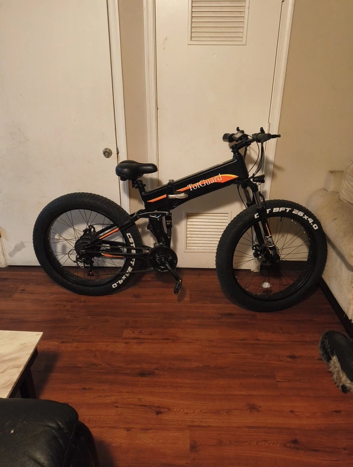 Bike 26 Inch Fat Tire Bike Black.   - Image 1 of 1