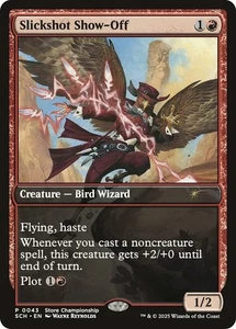 1x Slickshot Show-Off (43) - FOIL PROMO SCH Store Championship MTG Unique & Misc - Picture 1 of 1