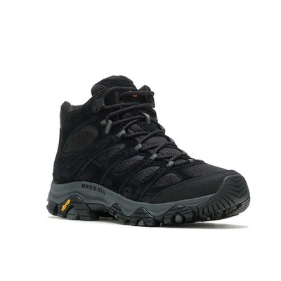 Мужские туристические ботинки Merrell Moab 3 Mid J036561 черные на шнуровке - Изображение 1 из 4