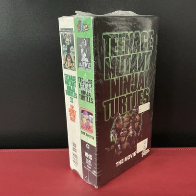 Teenage Mutant Ninja Turtles 1 & 2 Combo Sealed VHS SUPER RARE! TMNT Collectible - Image 1 of 4