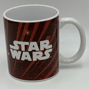Stars Wars Darth Vader Mug White Ceramic Cup with Light Saber Graphic - Picture 1 of 4