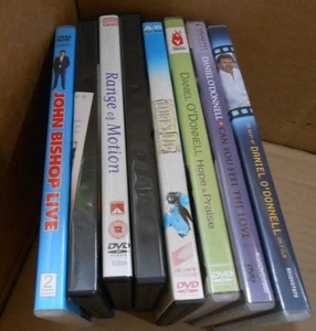 Job lot 8 DVDs John Bishop Daniel ODonnell etc Mixed bundle - Imagen 1 de 4