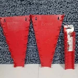 ERNST 12 Tool Screwdriver Organizer X2 / 11 Tool Stubby Gripper Wrench Organizer - Bild 1 von 16
