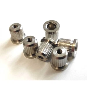 6 String Aderendhülsen Nickel 7,5 mm für Telecaster Traversensaiten - Bild 1 von 4